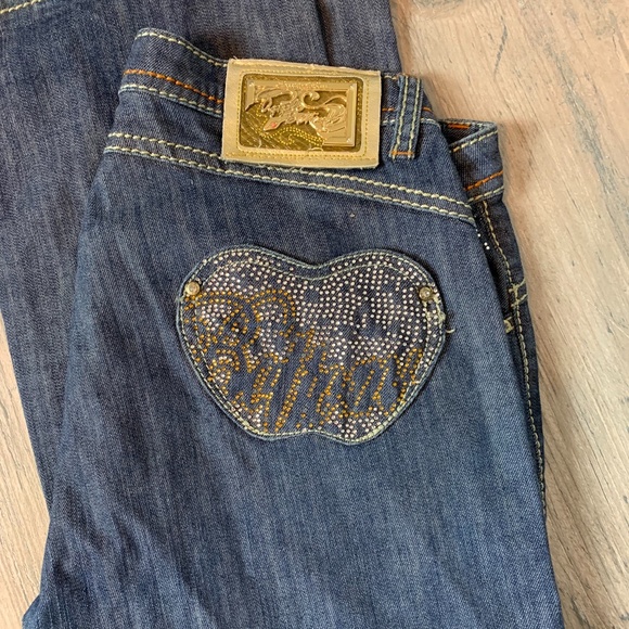 Apple Bottoms Denim - Apple Bottom Jeans Rhinestones 9/10